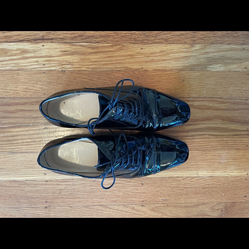 Christian Louboutin Shoes Patent Leather Flats